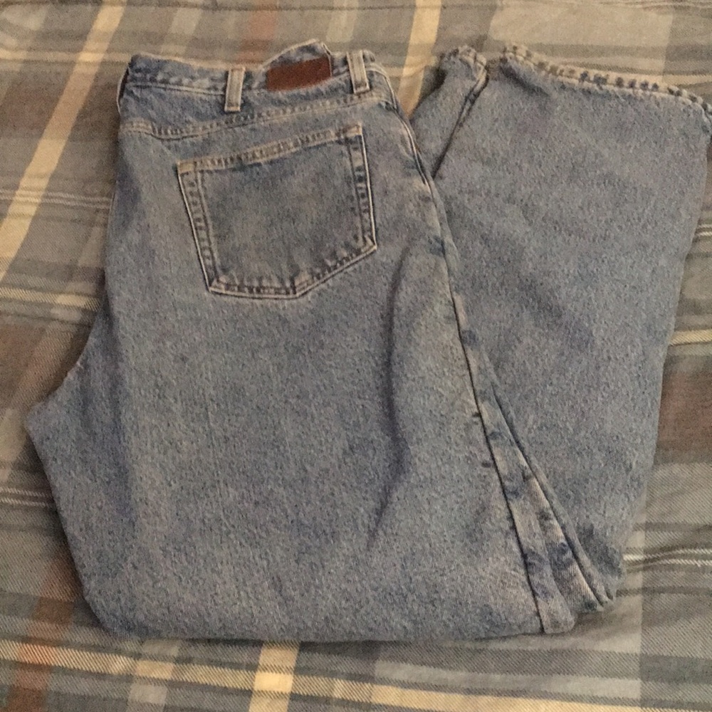 Fleece lined LL Bean jeans. Gently used.